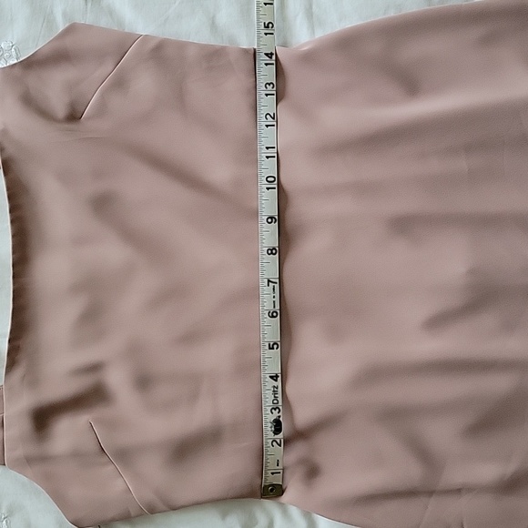 Aritzia Babaton 90s Mini Dress in Fawn Pink- Size 6- New! - Picture 6 of 15
